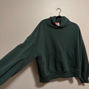 BLANK LAB dark green hoodie